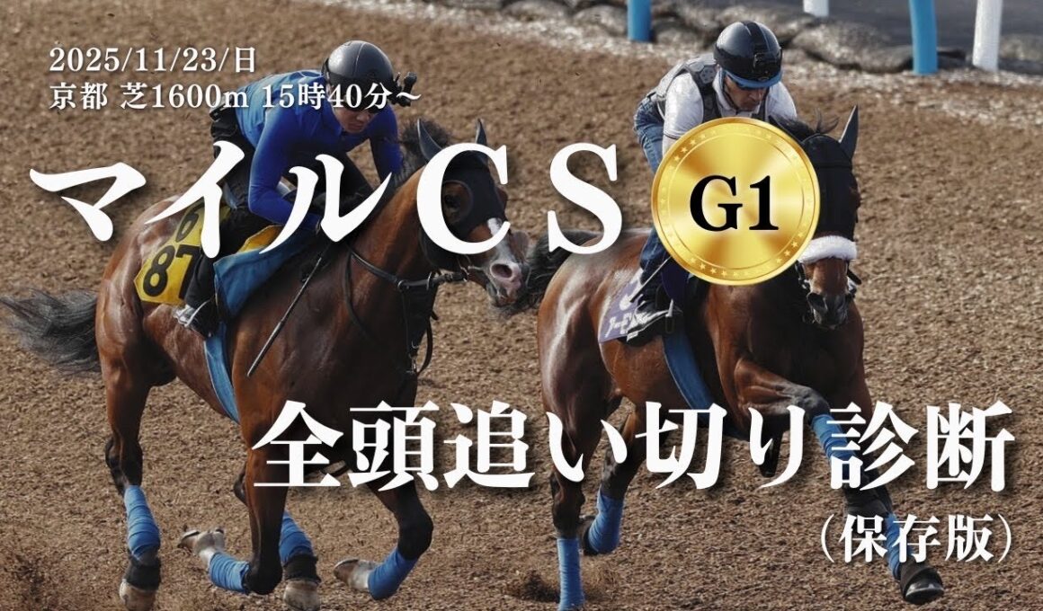 【マイルチャンピオンシップ(G1)2025】全頭追い切りを調教診断！ジャンタルマンタル・ソウルラッシュ・アスコリピチェーノ・ガイアフォース等(11月23日日曜日・京都競馬場・芝1600m）