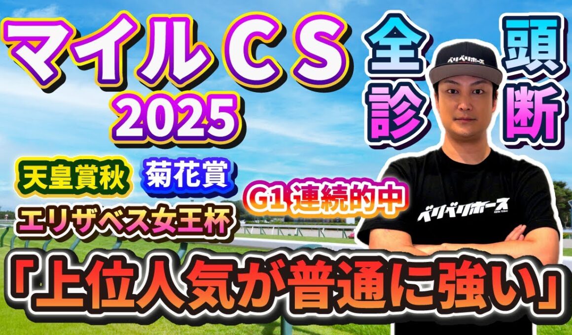 【マイルチャンピオンシップ2025】全頭診断～直近3走レース回顧編～