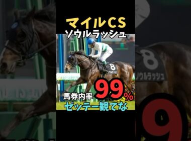 【マイルCS2025】馬券内率99%/ソウルラッシュ#マイルチャンピオンシップ #ソウルラッシュ #競馬 #競馬予想 #競馬予想tv #中央競馬予想 #ウマキング #うまログ #義英真