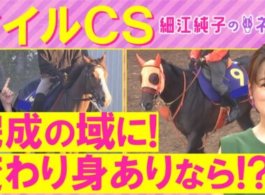 【３週連続注目馬が激走中！】「弾ける追い切り」ジャンタルマンタル、ソウルラッシュ、アスコリピチェーノ・・・マイルチャンピオンシップ(ＧⅠ)を元ジョッキーの細江純子さんが徹底解説！＜細江純子のネタ帳＞