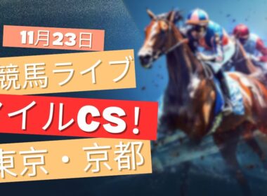 【中央競馬ライブ】マイルチャンピオンシップ！  東京・京都 競馬レース予想！