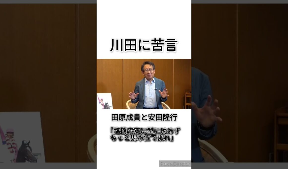 田原成貴と安田隆行が川田に苦言　 #競馬