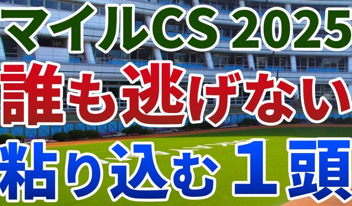 マイルチャンピオンシップ2025 追い切り後【買いの1頭】公開！逃げ馬不在の一戦なら位置取りと瞬発力！距離不安を払拭し、波乱を呼ぶ１頭は？