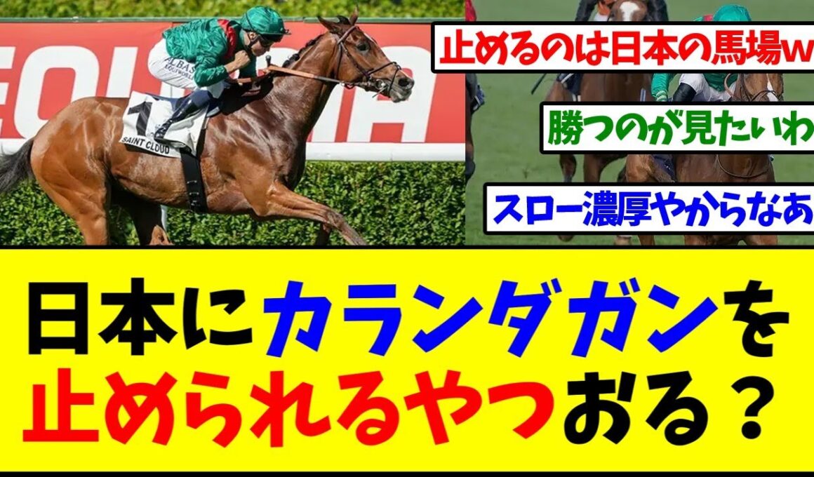【ジャパンカップ2025】日本にカランダガンを止められるやつ…おるか？【反応集】