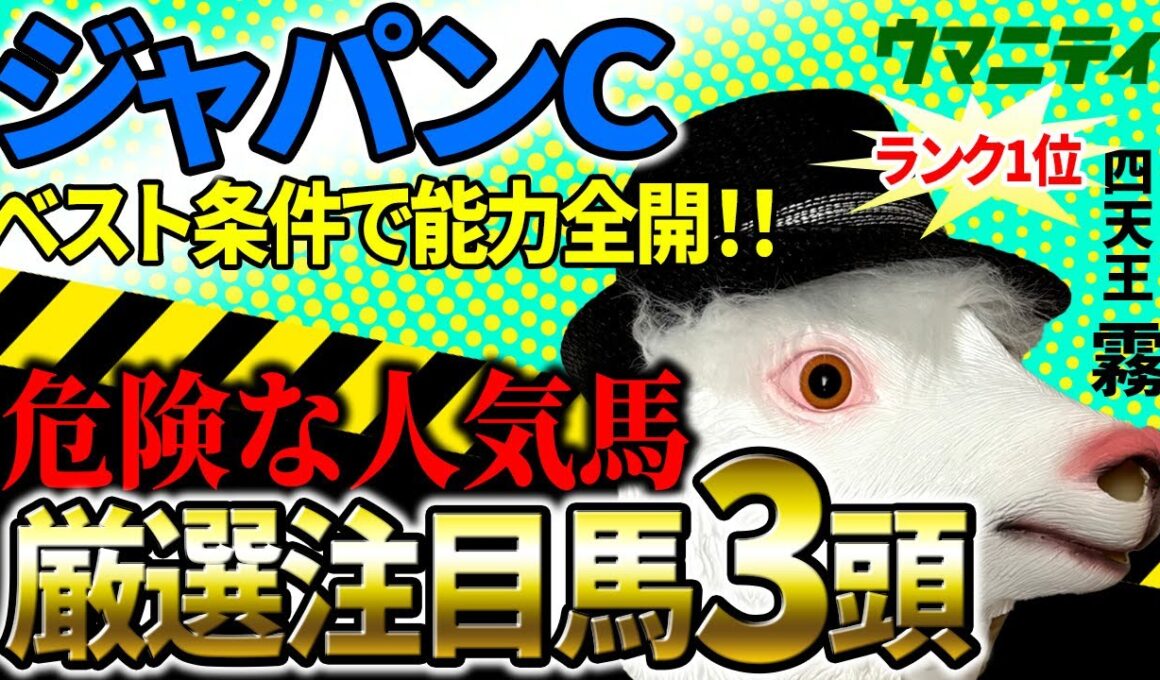 【ジャパンカップ2025】先週マイルCS◎○馬連1点勝負で的中！「霧プロ」の厳選注目馬＆危険な人気馬を特別公開！