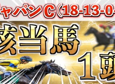 【ジャパンカップ2025 予想】全条件パーフェクト◉想定5番人気の穴＋鉄板馬を狙い撃つ！