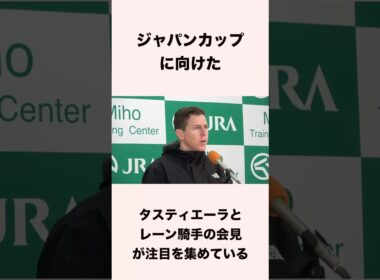 ジャパンカップに向けたタスティエーラに関するレーン騎手の会見が話題となっている #競馬 #競馬予想 #ウマ娘 #shorts