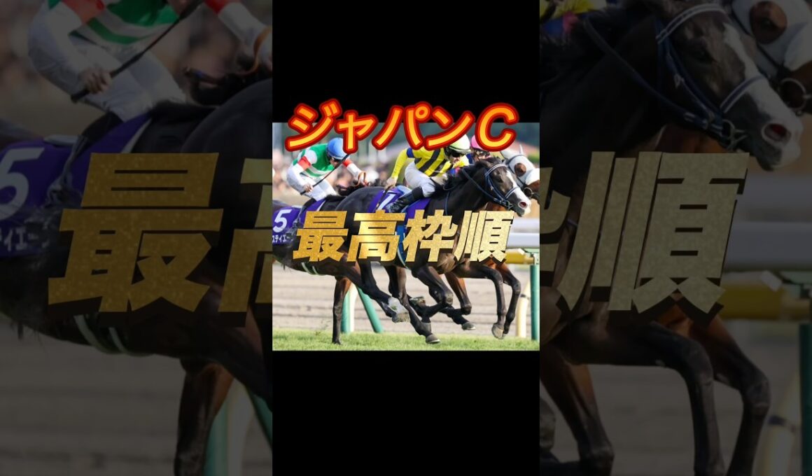 ジャパンカップ2025 “最高枠順” に入った2頭を紹介。
