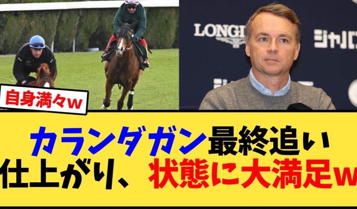 【ジャパンカップ2025】カランダガン最終追い仕上がり、状態に大満足w【競馬反応集】【競馬反応集】