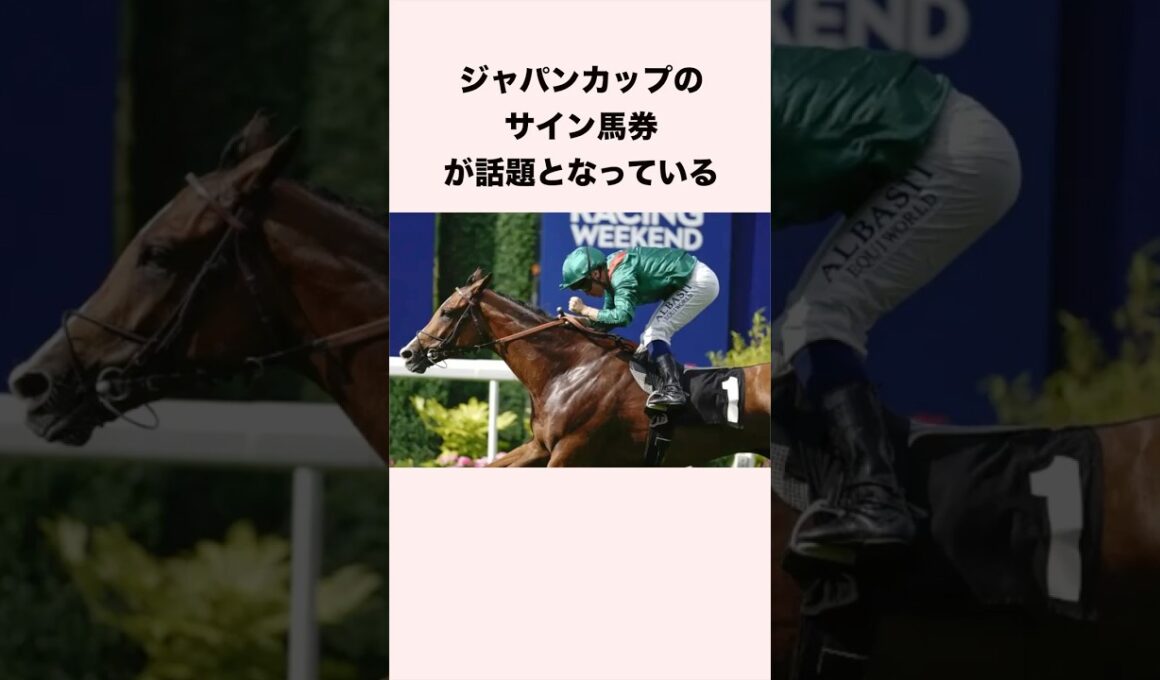 ジャパンカップのオカルト・サイン馬券が話題となっている #競馬 #競馬予想 #ウマ娘 #shorts
