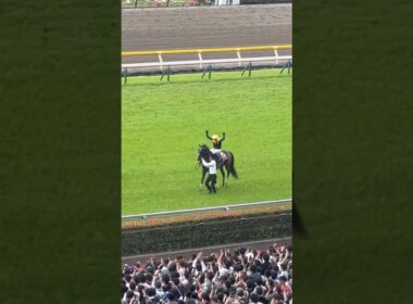 カムニャック　ウイニングラン　オークス　優駿牝馬　シュタルケ騎手　5月25日　東京競馬場#horse #競馬