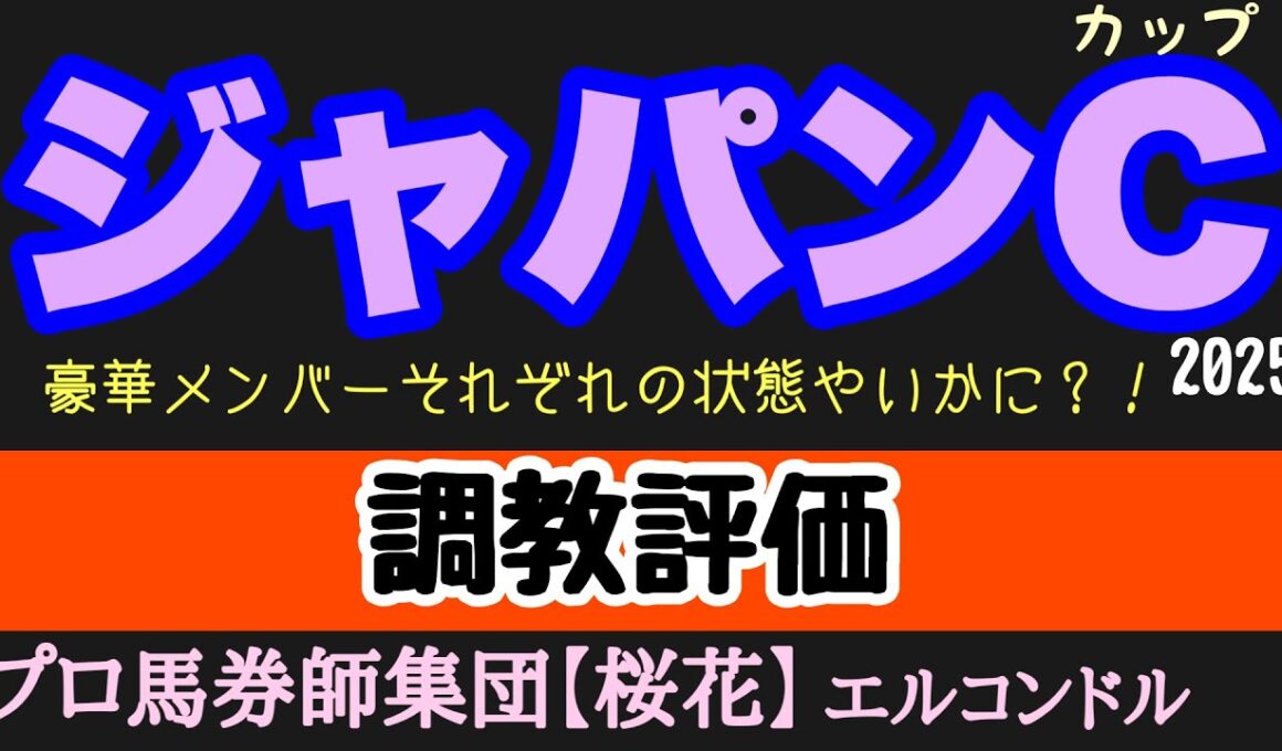 エルコンドル氏のジャパンカップ2025調教評価！！3頭のダービー馬に天皇賞秋制したマスカレードボールの状態は？！海外の刺客カランダガンの状態が最も気になるところ！