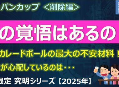 【ジャパンカップ2025＜削除編＞】陣営も心配！マスカレードボールの不安材料！あの覚悟はありますか？～これはアカンすよ！馬券外になる方が難しい馬が！？～