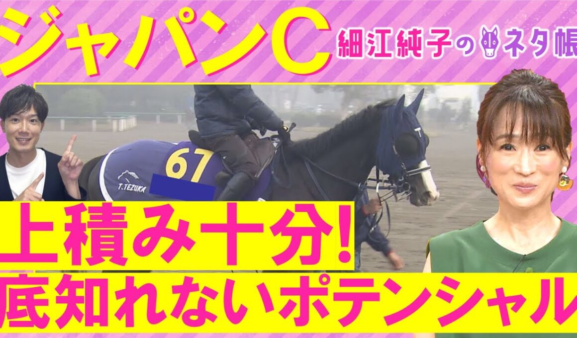 【４週連続注目馬が激走中！】「変わり身抜群！」マスカレードボール、ダノンデサイル、クロワデュノール・・・ジャパンカップ(ＧⅠ)を元ジョッキーの細江純子さんが徹底解説！＜細江純子のネタ帳＞