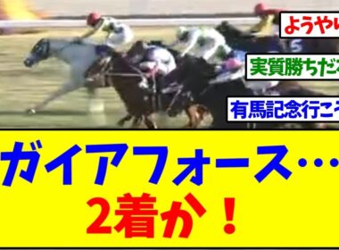 【マイルチャンピオンシップ2025】ガイアフォース2着！ようやっとる【反応集】