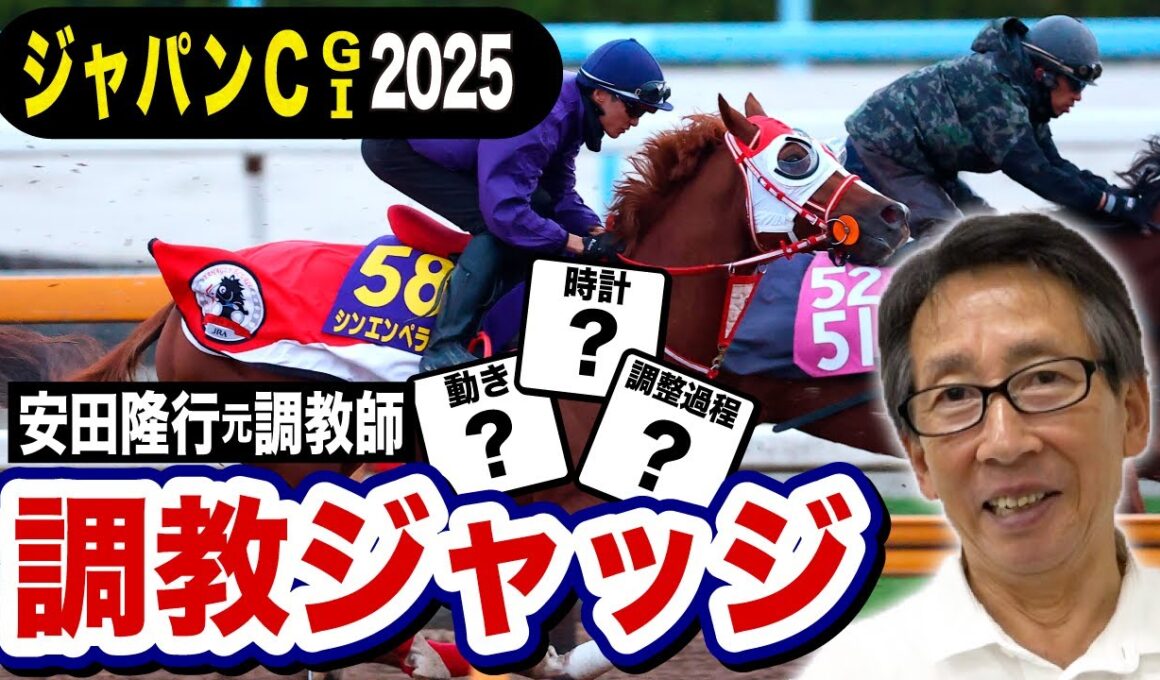 【ジャパンC2025】安田隆行元調教師が調教ジャッジ　「動き」「時計」「調教過程」を採点しピックアップした5頭を発表！《東スポ競馬ニュース》