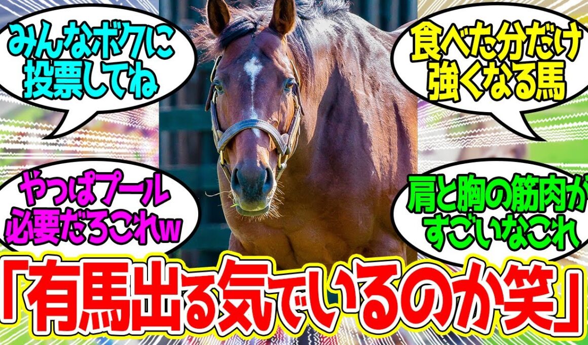 おどう、この体は有馬記念参戦か…？に対するみんなの反応！【競馬 の反応集】