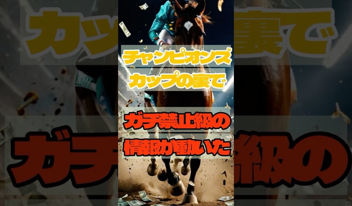 チャンピオンズカップの裏で“ガチ禁止級”の情報が動いた #競馬 #中京競馬 #チャンピオンズC  #重賞予想 #競馬予想 #無料予想 #競馬好き #馬券 #馬券生活 #競馬情報 #競馬ファン