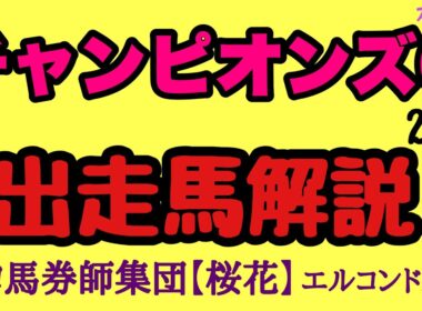 エルコンドル氏のチャンピオンズカップ2025出走馬解説！！人気集める３歳馬が世代交代を実現か！？それとも古馬の実力馬が意地見せるか！実力的には伯仲した好レースになりそうだ！