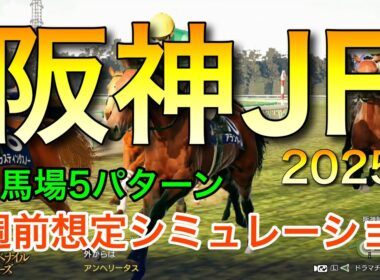 阪神ジュベナイルフィリーズ2025 2週前想定シミュレーション 《良馬場5パターン》【 競馬予想 】【 阪神JF2025 予想 】
