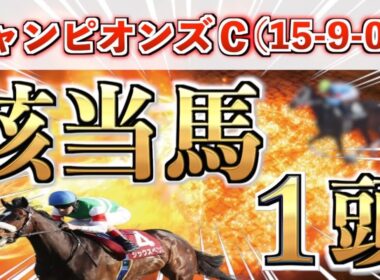 【チャンピオンズカップ2025 予想】全条件パーフェクト◉想定12番人気の超大穴＋鉄板馬を狙い撃つ！