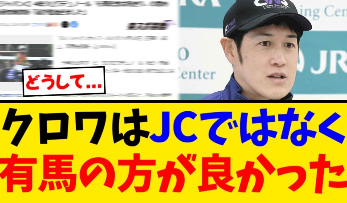 【疑問】クロワデュノールの有馬記念回避が決まったけど、JCよりも有馬記念を走らせた方が良かったんじゃないか？【競馬反応集】【2ch】