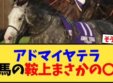 アドマイヤテラ、有馬記念の鞍上まさかの〇〇【競馬反応集】