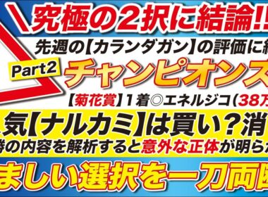 🎯ナルカミは買い？消し？→【チャンピオンズカップ2025予想】４連勝の内容を解析すると意外な正体が明らかに？悩ましい選択を一刀両断！