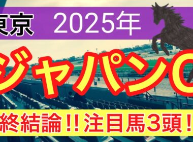 【ジャパンカップ2025】蓮の競馬予想(最終結論)