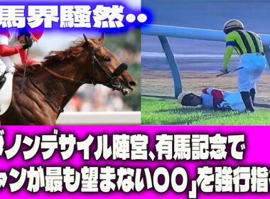 【競馬界騒然】ダノンデサイル陣営、有馬記念で「ファンが最も望まない〇〇」を強行指名！「〇〇はもう乗せない」という裏切りの決断の全貌を徹底解説