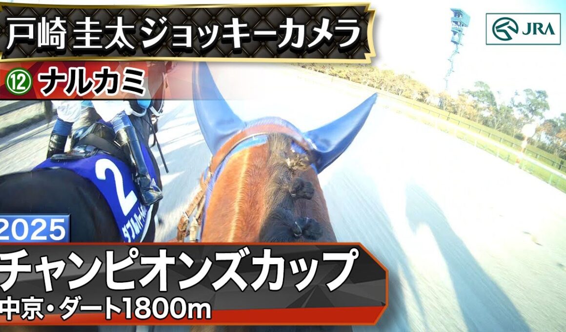 【ジョッキーカメラ】ナルカミ騎乗の戸崎圭太騎手ジョッキーカメラ映像｜2025年チャンピオンズカップ｜JRA公式