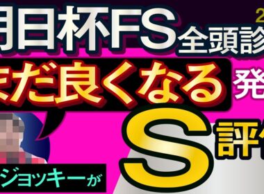 【朝日杯フューチュリティステークス2025予想大会・全頭診断】G1ジョッキーがまだ良くなる発言S評価馬！データ分析からレースシミュレーション！アドマイヤクワッズ、カヴァレリッツォ、ルメール出走予定。
