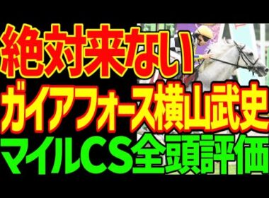 【マイルCS】ガイアフォースは絶対に来ない！ジャンタルマンタルは条件では沈む…ラヴァンダは本当に末脚がキレるのか？アスコリピチェーノは？2025年マイルチャンピオンシップ全頭評価動画【競馬ゆっくり】