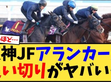 【阪神JF】アランカール追い切りがヤバい…【競馬反応集】