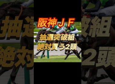 阪神ジュベナイルフィリーズ2025 抽選突破組絶対買う2頭紹介