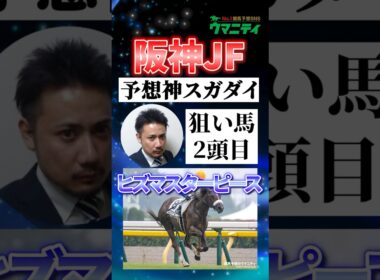 【阪神ジュベナイルフィリーズ2025】予想神スガダイの注目馬②「ヒズマスターピース」 #阪神ジュベナイルフィリーズ  #ヒズマスターピース #競馬予想 #shorts