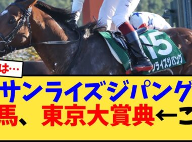 サンライズジパング有馬記念、東京大賞典の両睨み←これ【競馬反応集】