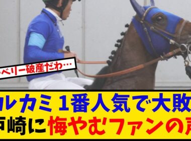 【チャンピオンズC】「ナルカミ1番人気で13着大敗… 戸崎の取捨選択に悔やむファンの声がヤバい…」に対するみんなの反応【反応集】