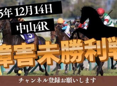 【障害未勝利戦 2025】12/14 中山4R ラガマフィンの競馬予想
