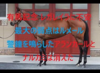 有馬記念 2025 レガレイラの弱点はルメール　アランカール、ナルカミを危険な人気馬に指名