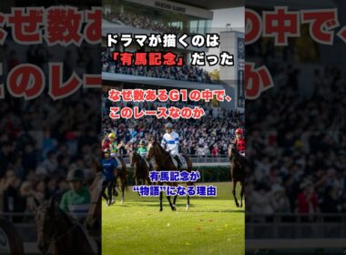 なぜドラマに有馬記念が登場するのか？｜国民投票レースの特別な理由 #有馬記念 #競馬 #中山競馬場 #G1 #競馬豆知識 #競馬ファン #競馬ドラマ #競馬ストーリー #競馬ショート #競馬動画