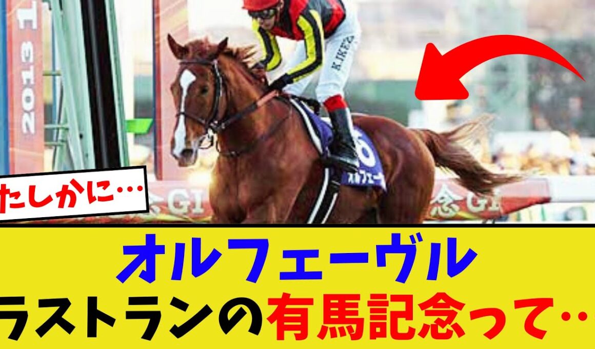 オルフェーヴルの有馬記念見たんだけど…【競馬反応集】