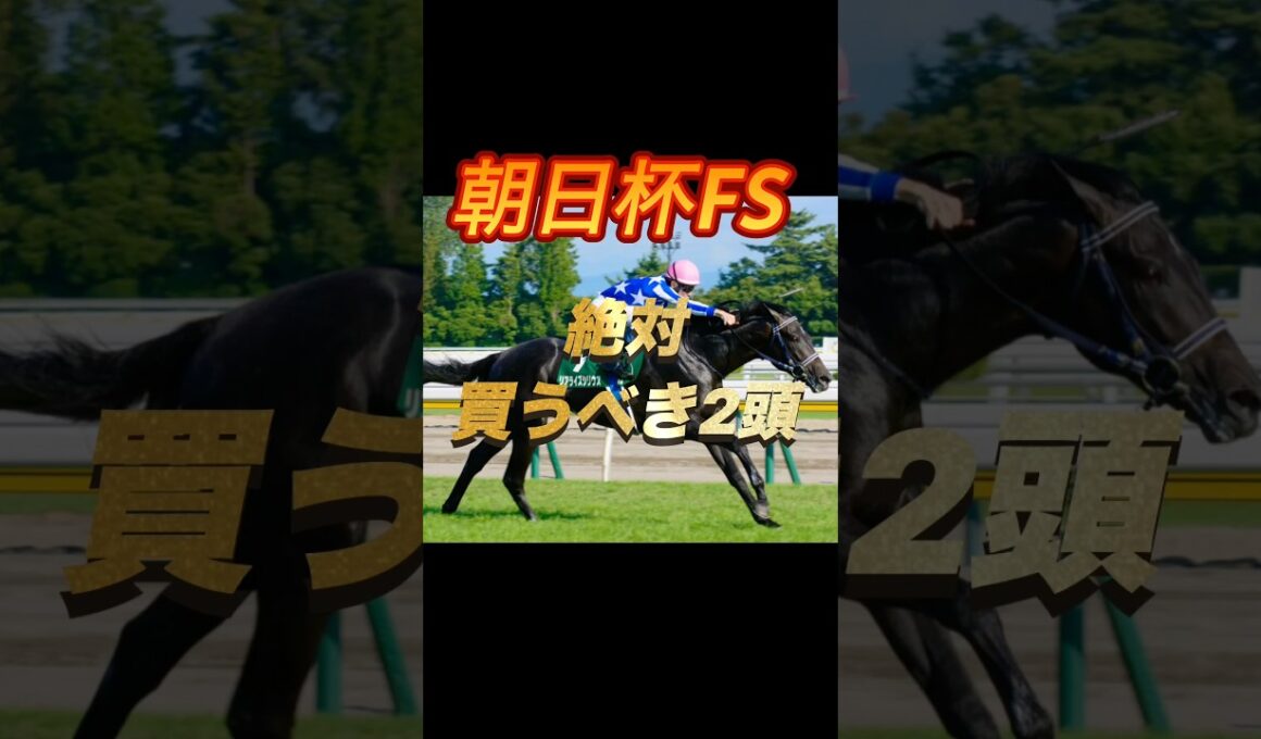 朝日杯フューチュリティステークス2025 絶対買うべき2頭紹介