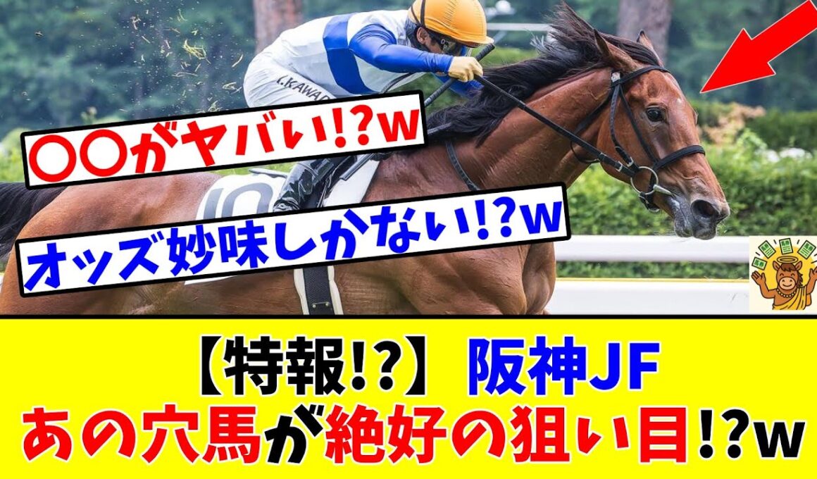 【阪神JF】【特報!?】阪神JFに出走するかも!?なあの穴馬が絶好の狙い目!?www