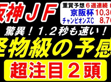 【 阪神ＪＦ 2025 】 怪物級の予感！1.2秒も速い！超注目２頭！
