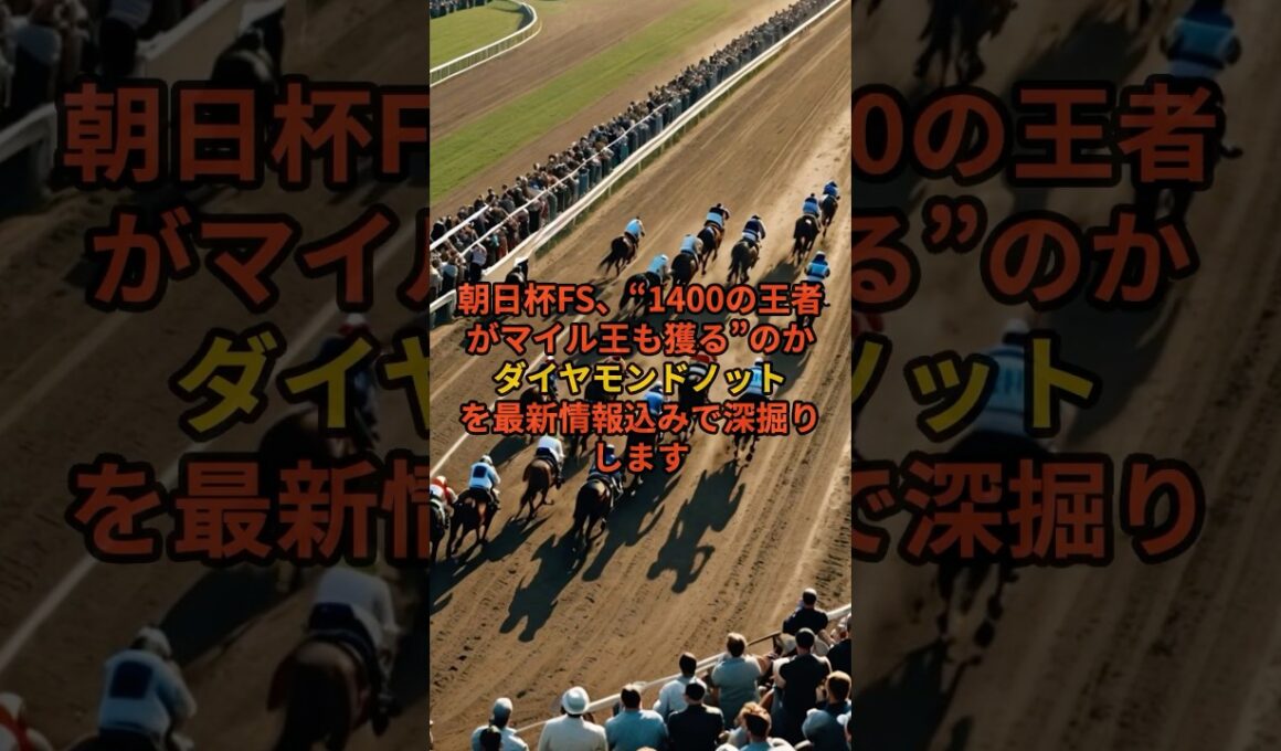 【朝日杯FS】京王杯2歳S勝ち馬が最有力？｜ダイヤモンドノット徹底分析#朝日杯FS #朝日杯フューチュリティステークス #ダイヤモンドノット #京王杯2歳S#ルメール #福永厩舎#2歳G1 #競馬予想