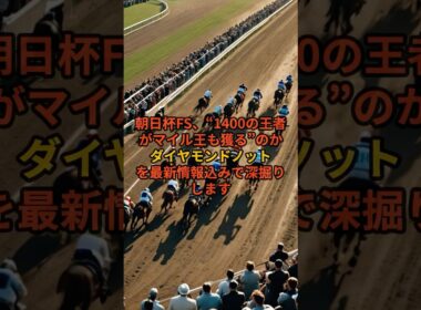 【朝日杯FS】京王杯2歳S勝ち馬が最有力？｜ダイヤモンドノット徹底分析#朝日杯FS #朝日杯フューチュリティステークス #ダイヤモンドノット #京王杯2歳S#ルメール #福永厩舎#2歳G1 #競馬予想