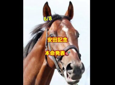 6/8 #安田記念 #重賞 #horse #重賞予想 #競馬 #シックスペンス #ジャンタルマンタル #エコロヴァルツ #ソウルラッシュ #大谷翔平