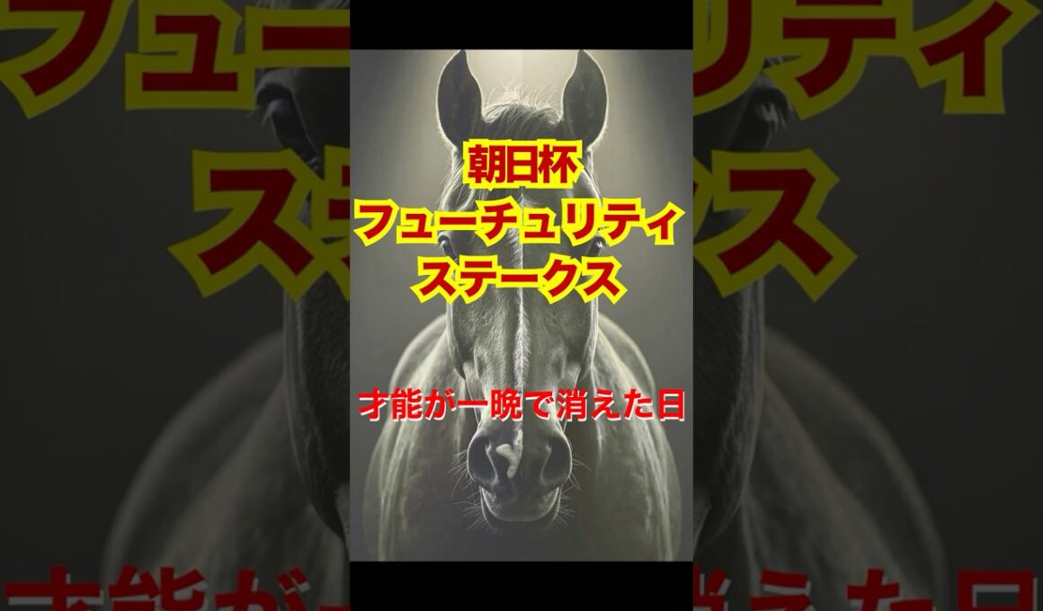 朝日杯フューチュリティステークス才能が一晩で消えた日  #競馬 #阪神競馬 #朝日杯フューチュリティステークス #重賞予想 #競馬予想 #無料予想 #競馬好き #馬券 #馬券生活 #競馬情報
