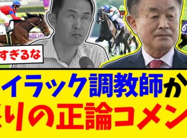 【有馬記念】キムテツへの苦言が止まらない ライラック除外の盲点を突いた「禁じ手」に相沢調教師が放った正論【競馬反応集】【2ch】